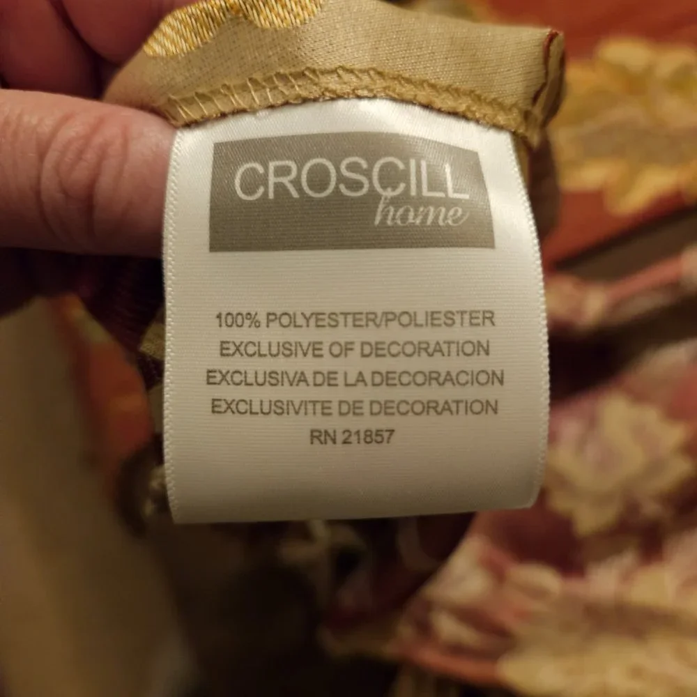 RARE PAIR CROSCILL OLIMPIA LINED 82